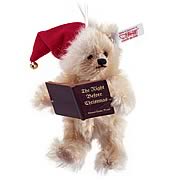 Night Before Christmas Bear Plush Ornament